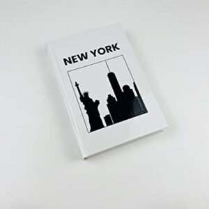 RG Custom Works - Decorative Books - (3 Piece Set) - Timeless, Minimalist, Sleek Design - Paris/London/New York Set - Blank Pages