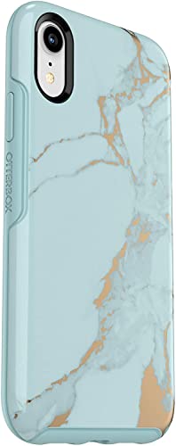 OtterBox Symmetry Series Slim Case for iPhone XR (Only) - Non-Retail Packaging - Teal Marble