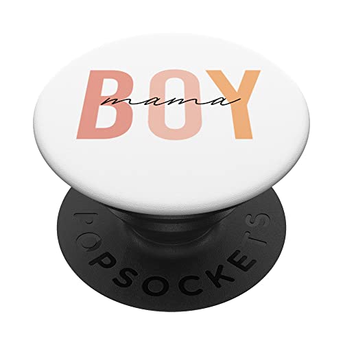 Cute Trendy Boy Mama PopSockets Swappable PopGrip