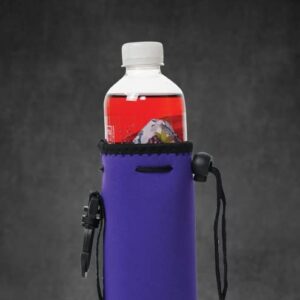 2 Colors Blank Water Bottle Coolie Packs, Purple and Navy Blue Water Bottle Coolie, Neoprene Water Bottle Coolies, Standard Purple and Navy Blue Water Bottle Packs Coolie (2) 1.0 Count