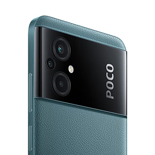 Xiaomi Poco M5 4G LTE GSM (128GB + 4GB) 50MP Triple Camera 6.58" Octa Core (NOT for USA Market) Global Unlocked + (w/Fast 51w Car Charger) (Green Global Version)
