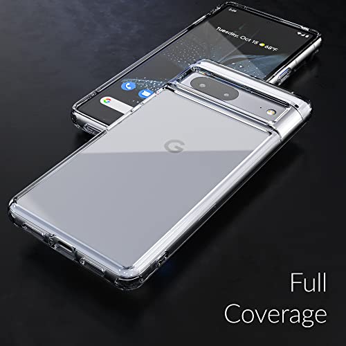 Crave Clear Guard for Pixel 7 Case, Shockproof Clear Case for Google Pixel 7