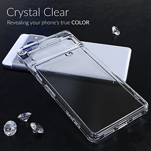 Crave Clear Guard for Pixel 7 Pro Case, Shockproof Clear Case for Google Pixel 7 Pro