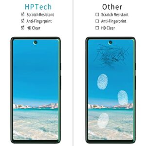 HPTech (2 Pack) Designed for Google Pixel 6a 5G Tempered Glass Screen Protector, Anti Scratch, Bubble Free, Case Friendly