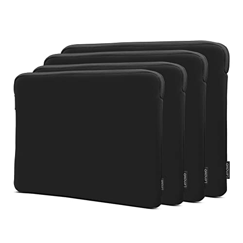 Lenovo Basic Laptop Sleeve - 14 inch - Neoprene Material - Soft Fleece Lining - Zippered Top Opening - Black