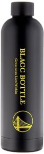 blacc bottle officially licensed nba golden state warriors stainless steel insulated water bottle | 25oz basketball thermos