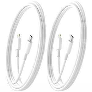 usb c to lightning cable apple mfi certified iphone fast charger 6ft 2pack charging for 13 pro max 12 11 x xs xr 8 plus, ipad, airpods pro…