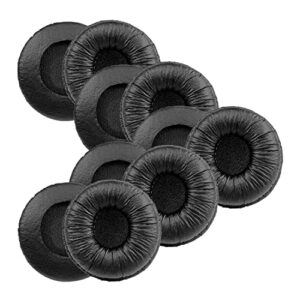 ear cushions for plantronics headset replacement 50mm ear pads designed for headphone plantronics hw251n hw261n hw510 blackwire c320 3210 3220 jabra pro 920 9450 gn 2000 9125 biz 2400ii 2300 (10 pack)