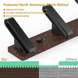 Coat Hooks Wall Mounted, Wood Wall Hooks Rack for Hanging Coat Hat Backpack, Farmhouse Heavy Duty Coat Rack Hangers for Jacket Towel Bag