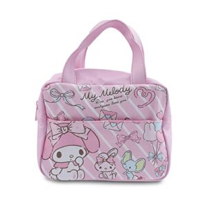 anime lunch box bag cartoon lunch holder layer insulated lunch cooler bag for women girl work picnic (lb my me)