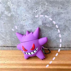for Air pod pro Case, Cute 3D Lovely Unique Cartoon for Air pod pro 2 Silicone Cover Fun Funny Cool Design Fashion Cases for Boys Girls Kids Teen for Air pod pro Case(Pro Gengar)