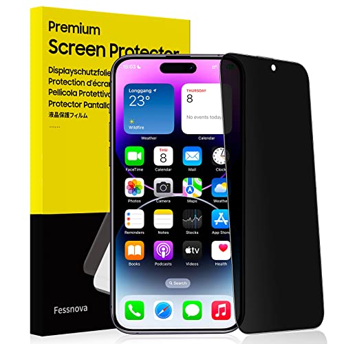 BENKS [2 Pack] Privacy Screen Protector Compatible for iPhone 14 Pro Max (2022),9H Hardness Anti Spy Tempered Glass Upgrade[Dust-Proof][Scratch Resistant][Case Friendly][Bubble Free][New Version]
