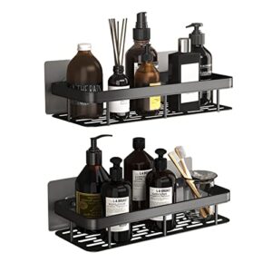 salur over the toilet storage, godboat bathroom organizer shelves, multifunctional toilet rack,no drilling space saver with wall mounting design black