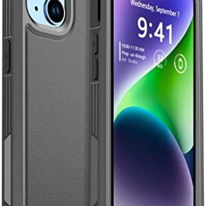 ibelief Designed for iPhone 14 Case, MIL-Grade Drop Tested Phone Case for iPhone 14 6.1'' (Black)