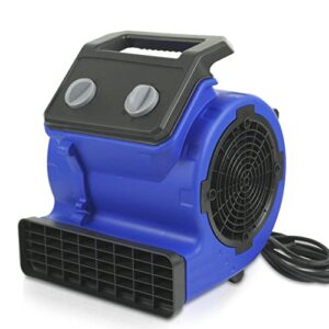 benifiture 2400cfm air mover with timing function, 3-speed 1/2hp portable floor blower carpet dryer, 48db low noise, with 16ft cord, for water damage restoration, temperature cooling & air circulation