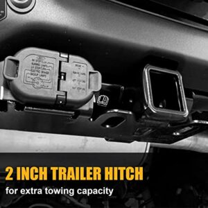 Broaddict Class III 2" Towing Hitch Receiver Fit for Ford Bronco 2021-2024, Rear Trailer Hitch, Black