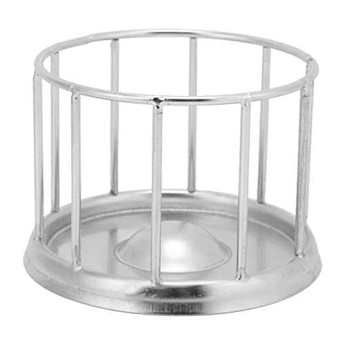 Reptile Food Bowl,Stainless Steel Food Dish,Tortoise Food Water Dish Feeder Bowl Stainless Steel Tray Dispenser,Railing Shape Tortoise Dish Water Tray Pet Supplies for Home Tortoise Pet Store(S)