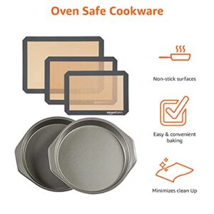 Amazon Basics Baking Mat and Cake Pan