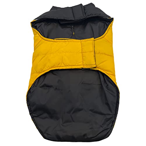 NHL Boston Bruins Puffer Vest for Dogs & Cats, Size Medium. Warm, Cozy, and Waterproof Dog Coat, for Small and Large Dogs/Cats. Best NHL Licensed PET Warming Sports Jacket