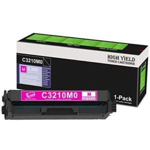 1 pack magenta c3224 c3210m0 toner cartridge replacement for lexc3210m0 c3210m0 for mc3224adwe mc3224i mc3326adwe mc3426i mc3224dwe mc3326i mc3426adw c3224dw c3326dw c3426dw printer