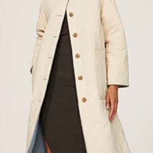 Derek Lam Collective RTR Design Collective Oversized Reversible Shearling Coat, Blue, X-Large