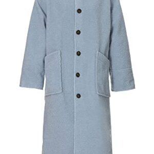 Derek Lam Collective RTR Design Collective Oversized Reversible Shearling Coat, Blue, X-Large