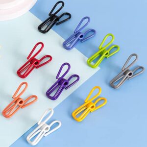 20 Pack Multipurpose Clothes Pins Utility Clips 2 Inch for Bag Clips, Utility Clips, Bag Clips,Clips for Package,Chip Clip,Clothes Pins ,Kitchen Clips, Clothes Clips, Colorful Clothespins, Small Clips