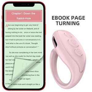 TIKTOK Video Bluetooth Remote Control Page Turner for iPhone Smartphones Tablets, Wireless Ring Camera Shutter Remote Control, Bluetooth 5.0USB for iOS and Android…