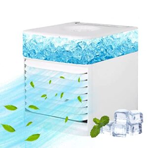 coosolvo portable air conditioner, personal air cooler with quiet 3 wind speeds, cooling fan with large water tank, mini ac unit with 7 color light, usb small air conditioner for home