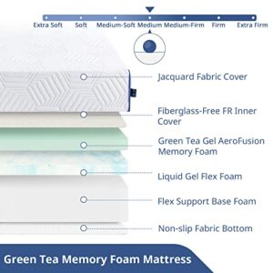 Queen Size Mattress in a Box, 12 inch Memory Foam Bed Mattresses, Medium Feel