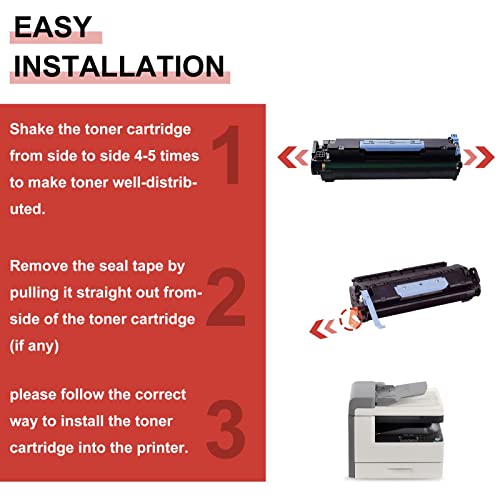 106 Toner Cartridge Black (‎0264B001AA): DOPHEN 1 Pack Compatible 106 Toner Replacement for Canon imageCLASS MF6540 MF6590 MF6595 MF6595CX MF6530 MF6550 MF6560 6580 Printer,106 Ink Cartridge