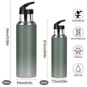 Rubber Duck Custom Insulated Water Bottle with Straw Lid Stainless Steel Personalized Vacuum Bottles with Handle for Hiking Camping 20 oz BAP-Free