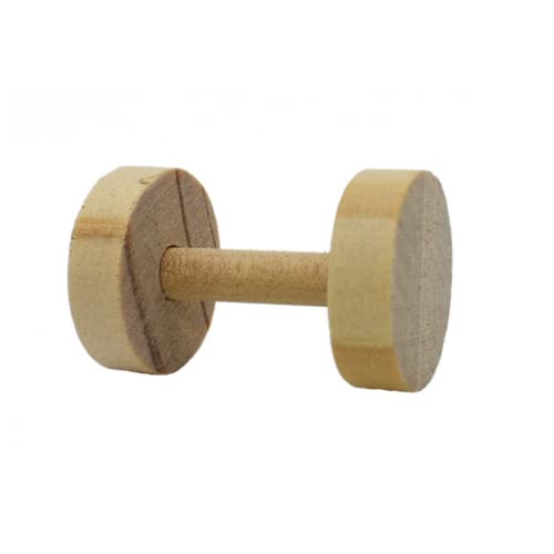 Parrot Bird Toy Supplies Gnawing Dumbbell Weight Lifting Training Intelligence Development Props Bird Tools for Parrots Budgie Parakeet Cockatiel Cockatoo Conure