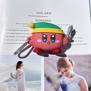 Case Design for Apple AirPods Pro Case Adorable Cartoon Cover Silicone Shockproof 3D Monster Cute Kawaii Protective Case Anti-Fall Case for Airpod Pro Case with Carabiner Ring