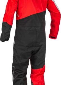 FLY Racing Adult Cobalt Shell Snow Bike Monosuit (Red/Grey, Medium)