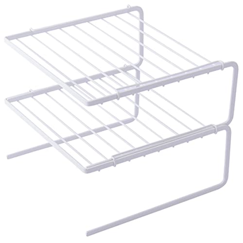 Garneck Kitchen Storage Shelf Under Shelf Basket Wire Storage Racks Wire Storage Shelves Rack Multi- Functional Cabinet