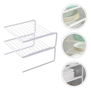 Garneck Kitchen Storage Shelf Under Shelf Basket Wire Storage Racks Wire Storage Shelves Rack Multi- Functional Cabinet