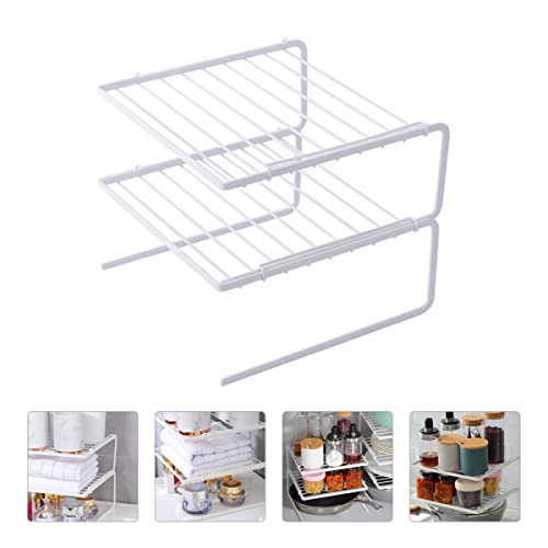 Garneck Kitchen Storage Shelf Under Shelf Basket Wire Storage Racks Wire Storage Shelves Rack Multi- Functional Cabinet