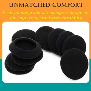 TaiZiChangQin 10 Pairs Foam Ear Pads Ear Cushion Earpads Sponge Replacement Compatible with Panasonic RP-HT21 RP HT21 Headphone