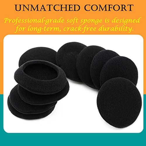 TaiZiChangQin 10 Pairs Foam Ear Pads Ear Cushion Earpads Sponge Replacement Compatible with Panasonic RP-HT21 RP HT21 Headphone