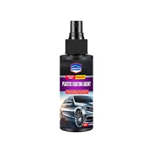 WOHSAO Car Interior Leather and Plastic Coating Agent, Automotive Interior Leather Coating, Cleaning, Maintenance and Protection 120ML