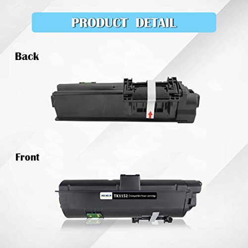 ASEKER Compatible TK-1152 TK1152 Toner Cartridge 1T02RV0US0 for Kyocera ECOSYS M2135dn M2635dn M2635dw M2735dw P2235dn P2235dw Multi-Functional Printers 3000 Pages TK 1152 (Black x 2)