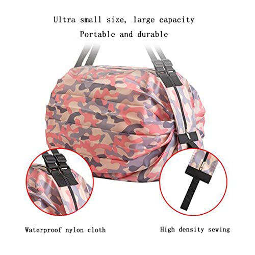 Reusable Grocery Bags, Large Capacity Shopping Bags, Foldable grocery bags, Portable Tote Bag, Shopping Bags Groceries, Daily commuting Reusable Bag, Picnic camping Storage Bag, Grocery bags（2 PCS）