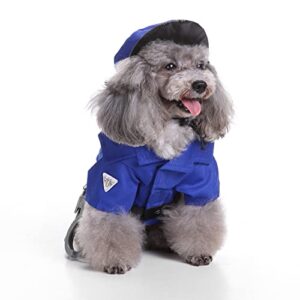 Dog Costume Halloween Costumes Dog Costume Cute Dog Cosplay Fashion Dress Pet Suit Detective Dog Carrying Costume for Puppy Small Medium Large Dogs Dog Photo Props Dog Decoration （3-18lb）