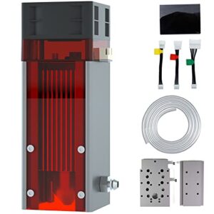 zbaitu c40 40w laser module kit, 5w optical diode laser module for laser engraver cutter, 5w laser head for diy metal wood leather acrylic glass, compatible most laser engraving cutting machine, 12v