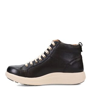 strive women's sneaker boot - kensignton - arch supportive black - 7.5 medium
