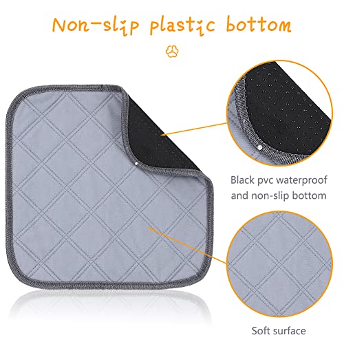 ShiningLove 4 Pieces Guinea Pig Cage Liner Guinea Pig Pee Pads Washable Super Absorbent Pet Mat for Small Animals Rabbit Chinchilla Hamster 12 X 12 inch