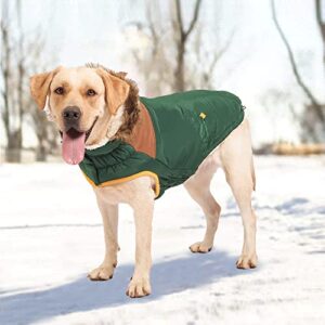 Dogs Windproof Cold Weather Coats, Dog Clothes Apparel Winter Vest, Cold Weather Dog Jacket, Dog Cold Weather Coats Warm, Small Dog Jacket Puppy Coats for Small Medium Large