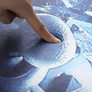 Game Area Rugs for Bedroom 3D Gamer Carpet Decor Game Printed Living Room Mat Bedroom Game Controller Gifts Home Non-Slip Crystal Floor Polyester Mat 19.7x31.5 inch