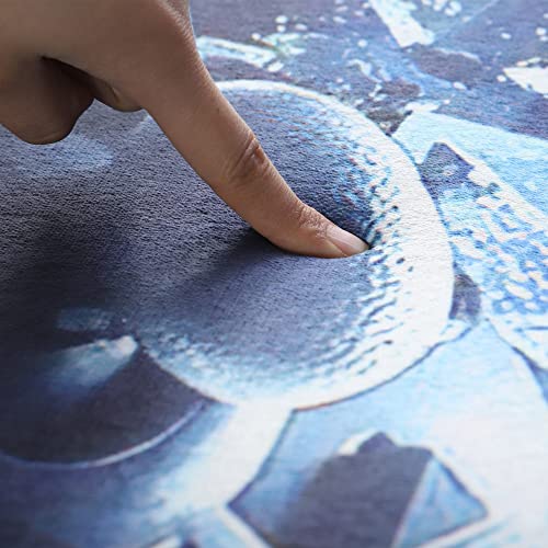 Game Area Rugs for Bedroom 3D Gamer Carpet Decor Game Printed Living Room Mat Bedroom Game Controller Gifts Home Non-Slip Crystal Floor Polyester Mat 19.7x31.5 inch